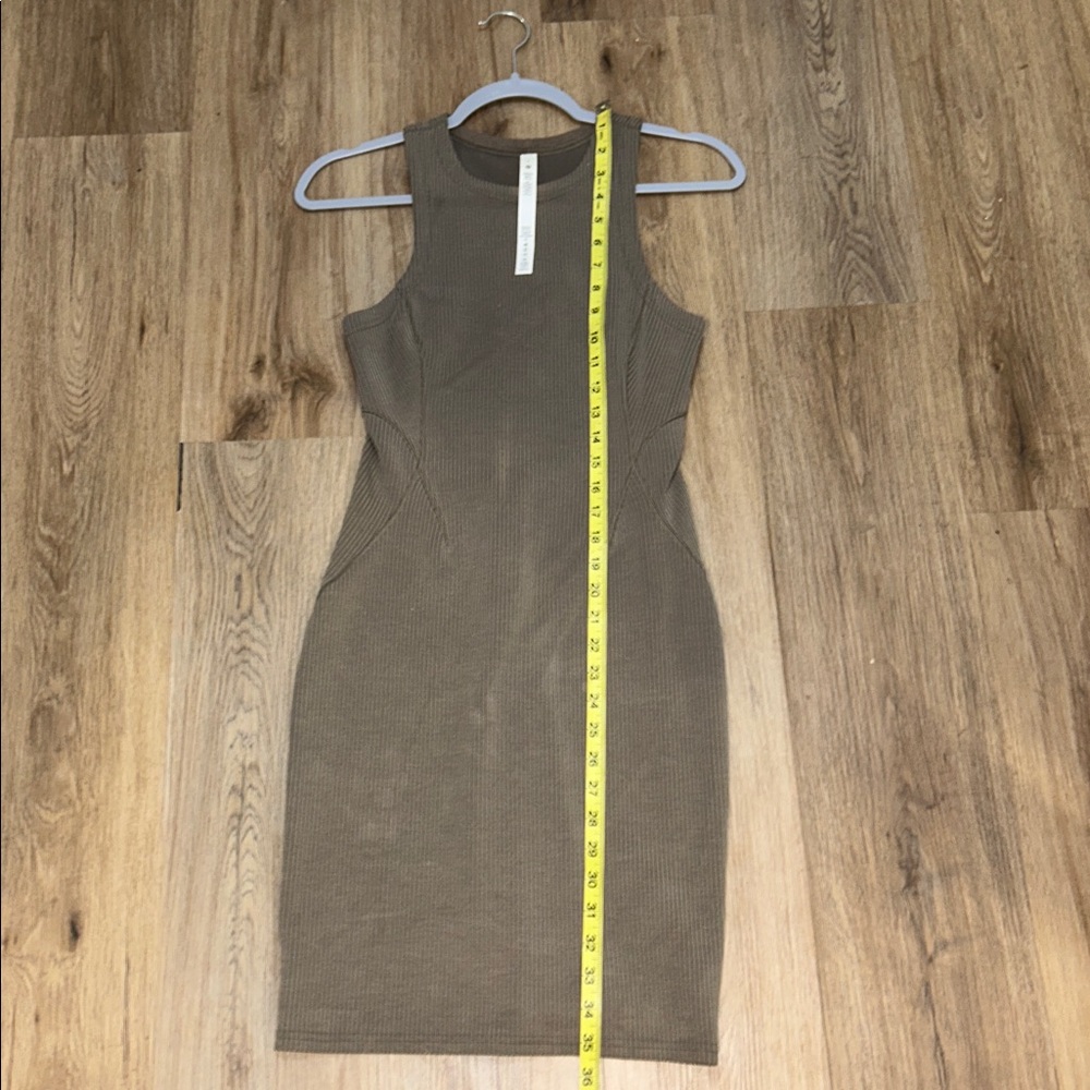 NWOT Lululemon Athletica sleeveless dress in RARE Nomad Brown Mini Dress